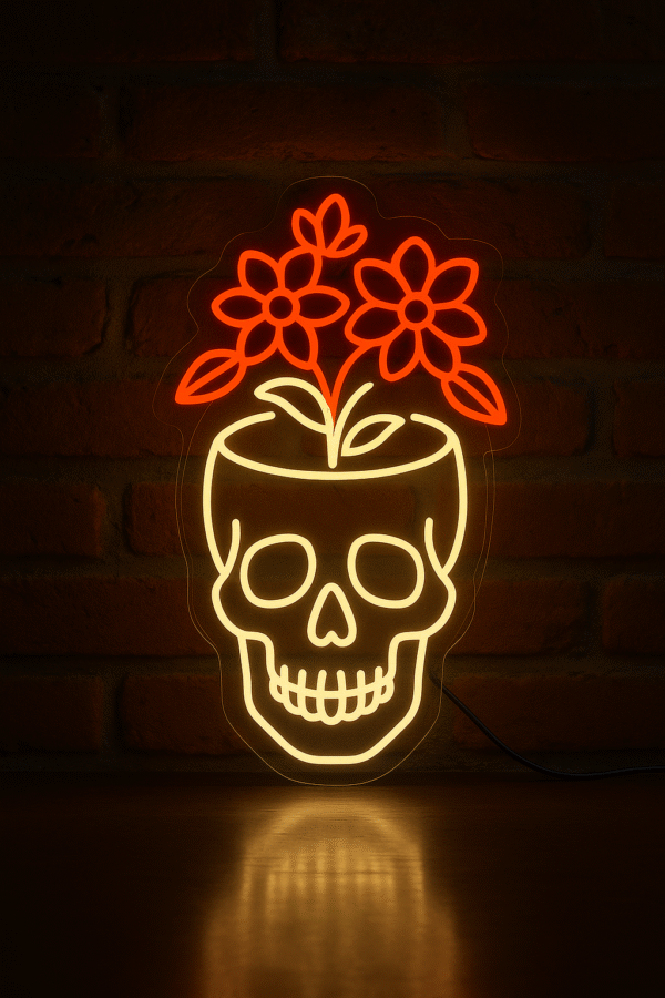 “Cráneo con Flores”